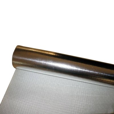 Heat Insulation Colored Aluminum Foil Fiberglass Cloth For Fire Blanket Materials